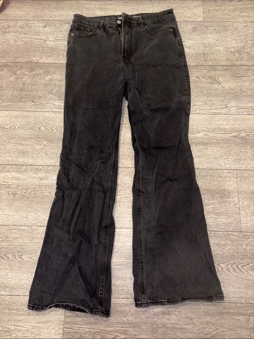 Old Navy Black Flare Jeans - Wide Leg Silhouette